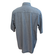 Chemise Wrangler Bleu Effet Jean Manches Courtes 2 Poches Rabat Taille XL