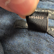 Chemise Banana Republic M Slim Fit Lin Bleu Effet Jean manches longues