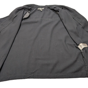 Veste chemise blazer Sag Harbor noire manches courtes taille L