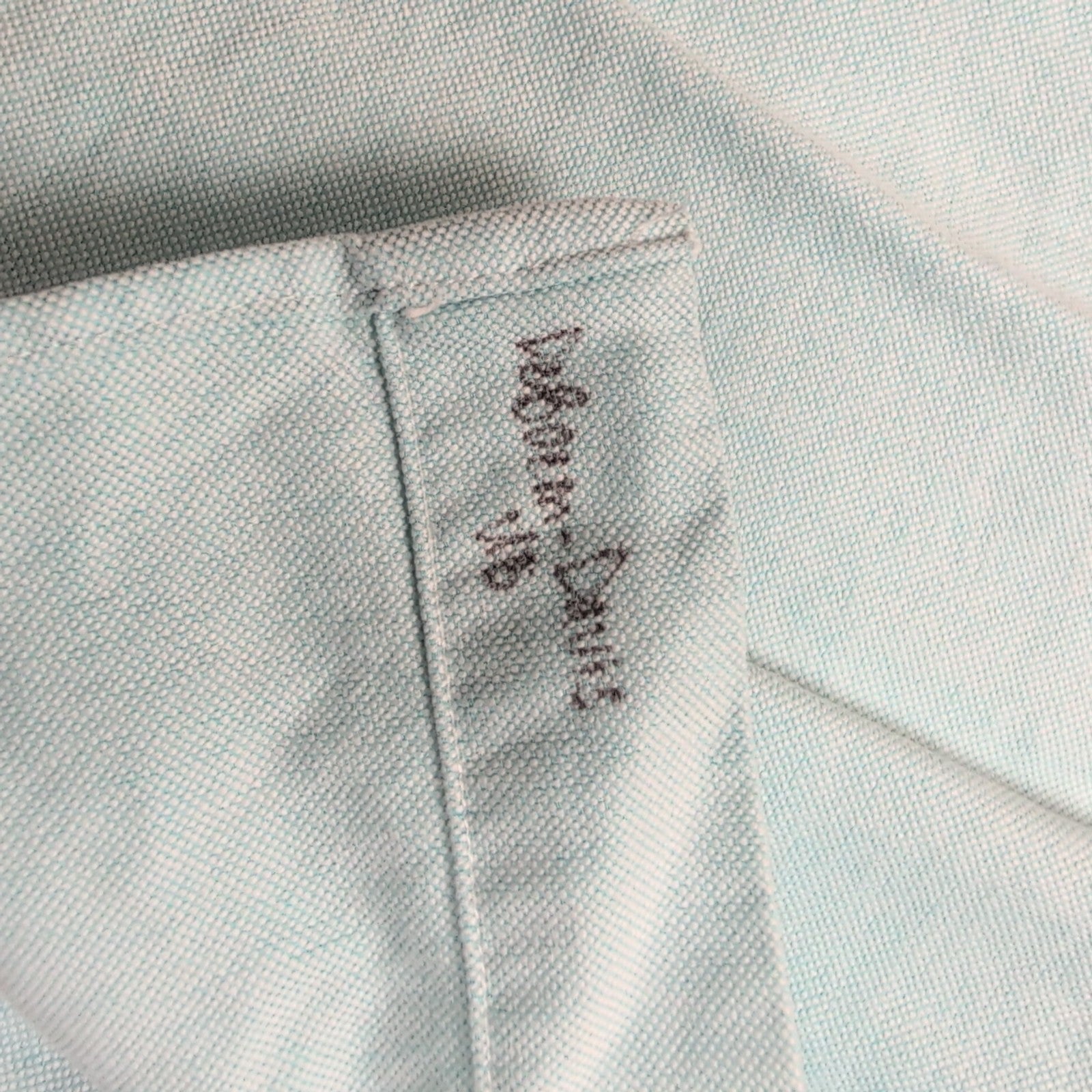 Chemise Ralph Lauren S Turquoise Oxford Logo Marron Button Down Shirt