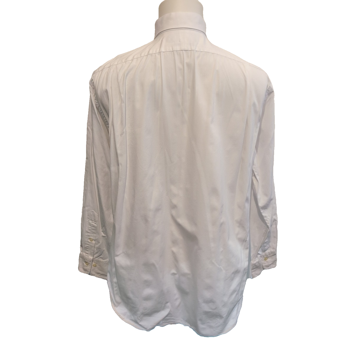 Chemise Polo Ralph Lauren blanche Classic Fit sans logo taille L regent