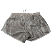 Short de sport Under Armour HeatGear Marron Clair à Motifs - Femme Taille M