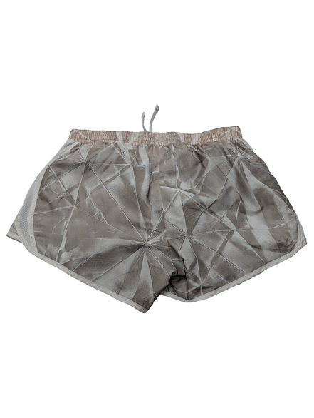 Short de sport Under Armour HeatGear Marron Clair à Motifs - Femme Taille M