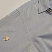 Chemise Polo Ralph Lauren Shirt Andrew M L Rayée Bleu Coton Col Classique