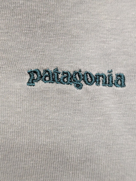 Polo Patagonia Vintage Made in USA Col Zippé Kaki - Taille M - RARE