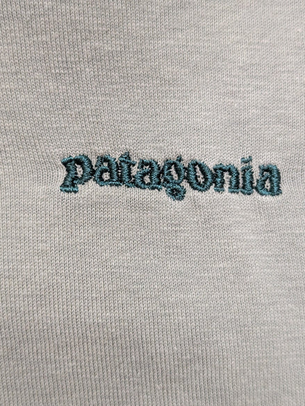 Polo Patagonia Vintage Made in USA Col Zippé Kaki - Taille M - RARE