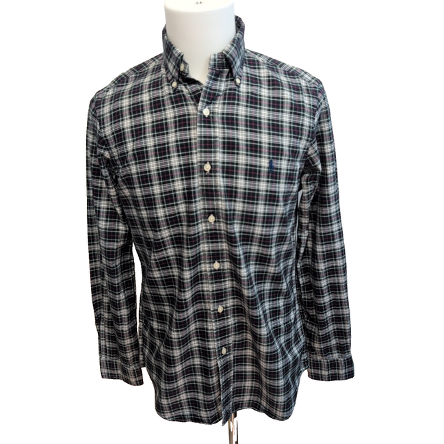 Chemise Ralph Lauren Oxford S Carreaux Vert Bleu Rouge Philippines