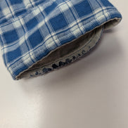 CHEMISE CHAPS FLANELLE DOUBLÉE M Bleue Carreaux VESTE Workwear