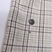 Chemise Pendleton XL Crème Carreaux 100% Coton Poche Homme