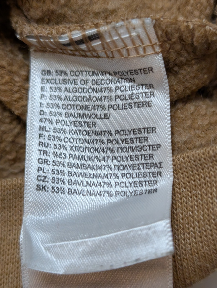 The North Face Sweat à Capuche Marron Logo Noir - Taille M Homme