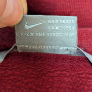 Magnifique sweat Nike vintage ROUGE BORDEAUX Logo brodé XL