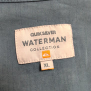 Chemise Hawaïenne Quiksilver Waterman Polynosic Bleu XL