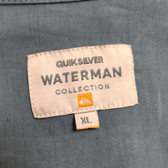 Chemise Hawaïenne Quiksilver Waterman Polynosic Bleu XL