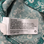 Robe d'été Femme M Turquoise Fleurie 100% Viscose Bretelles Fines