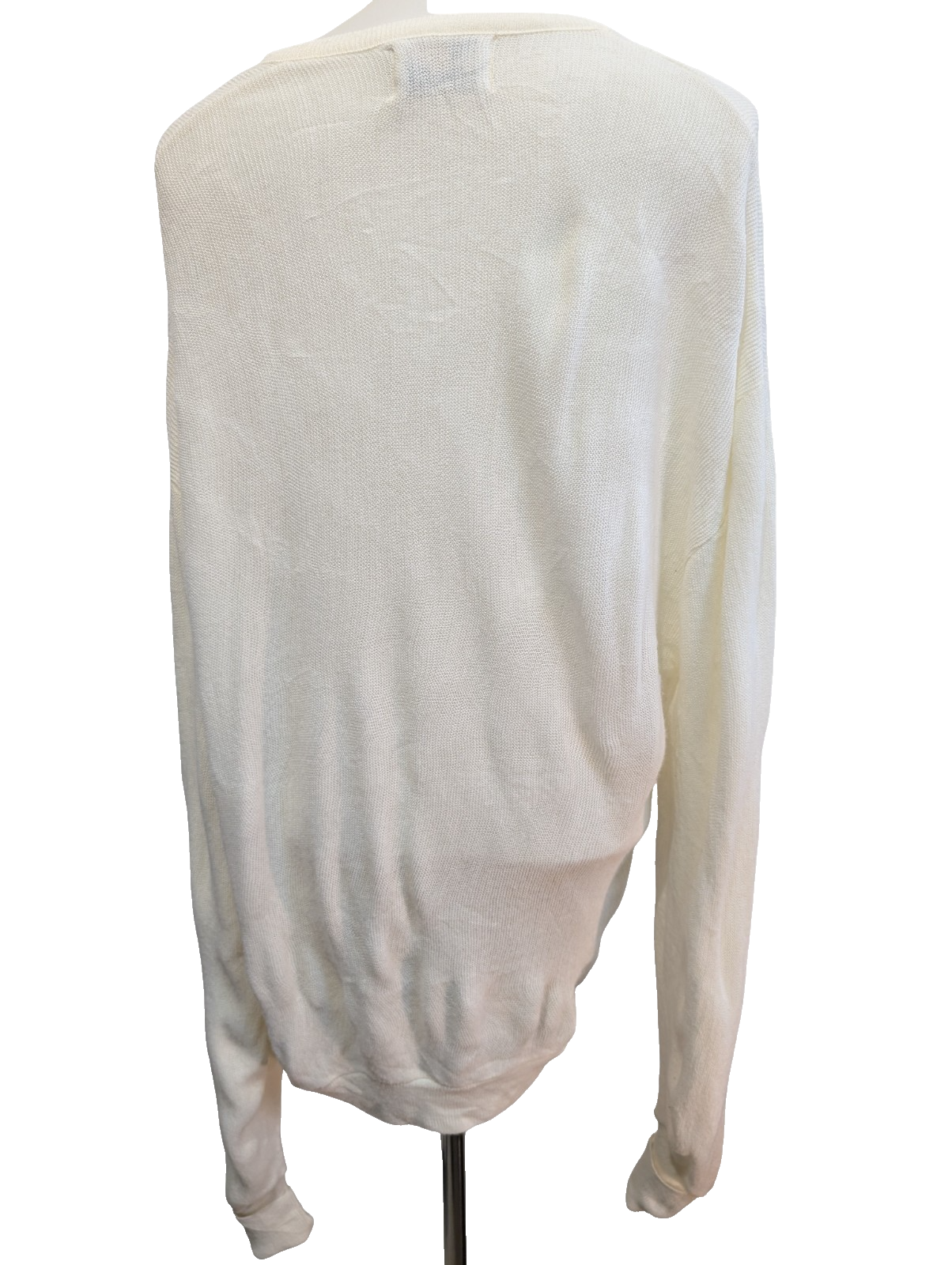 Pull London Fog Vintage Blanc Cassé - Made in USA - Taille XL/3XL - Rare