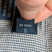 Chemise Ralph Lauren Yarmouth Pied-de-Poule Bleu Marine et Blanc - Taille XL