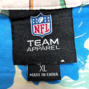 Chemise Hawaïenne Manches Courtes NFL Team Apparel Volcan Palmier XL