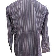 Chemise Polo Ralph Lauren Shirt M Curham Sport Violet Rayée Poche Col Classique