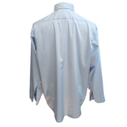Chemise Vintage Executive Service XL Bleu Clair Permanent Press USA Col pointes