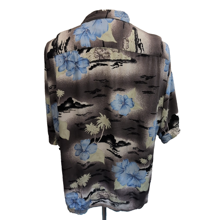 Chemise Hawaïenne Original Island Sport XL XXL Florale Rayonne