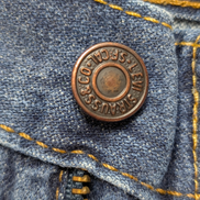 Jean Levi's 569 Loose Straight Homme W40 L32 Bleu Foncé Vintage Original Denim