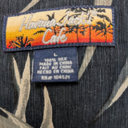 Chemise Hawaïenne Havana Jack's Café 100% Soie - Vert Foncé - Taille L