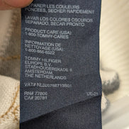 Pull Tommy Hilfiger Homme Col V Losanges Arlequin Gris & Marron - Taille M