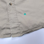 Chemise Wrangler Taille L Marron Clair 100% Coton Manches Longues