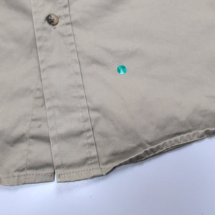 Chemise Wrangler Taille L Marron Clair 100% Coton Manches Longues