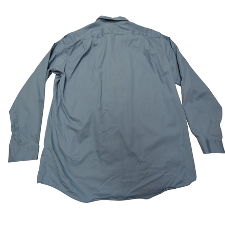 Chemise L.L. Bean bleue unie taille XL #166e