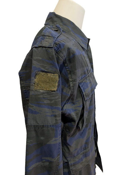 Veste Militaire Armée Grecque Marine Camouflage Bleu Noir RIPSTOP S