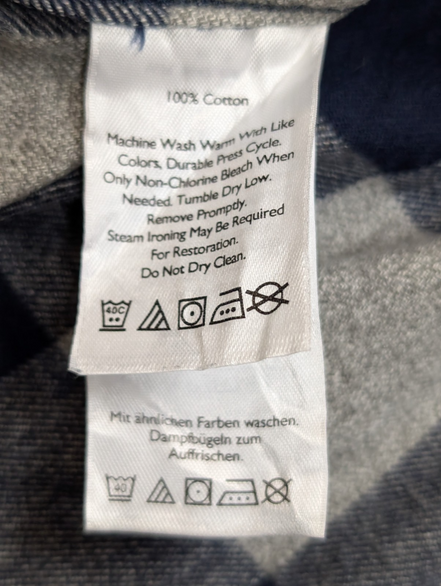 🏔️ Chemise EDDIE BAUER XL Flanelle Classic Fit Carreaux |303S