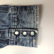 Chemise Carhartt 2XL Western Denim Épais Bleu Pression Vintage
