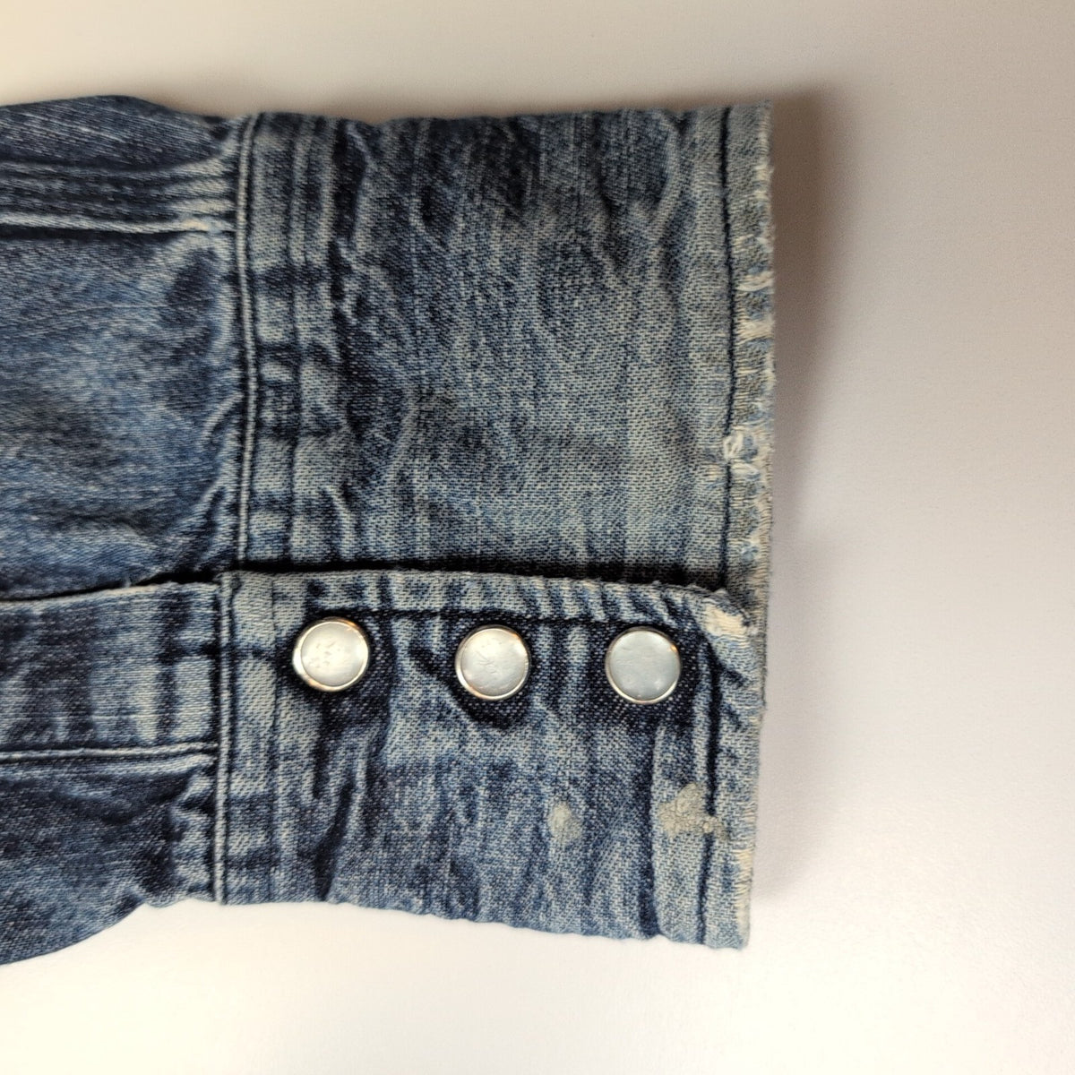 Chemise Carhartt 2XL Western Denim Épais Bleu Pression Vintage
