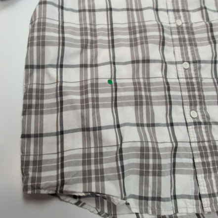 Chemise Harley-Davidson XL marron carreaux flammes 2 poches manches courtes