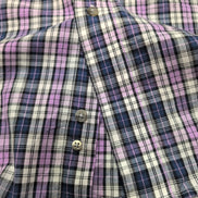 Chemise Wrangler Riata Manches Longues à Carreaux Violet Bleu et Noir Taille L