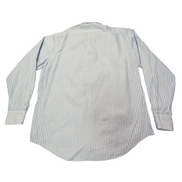 Chemise CHAPS blanche à rayures bleues taille M / L #145e