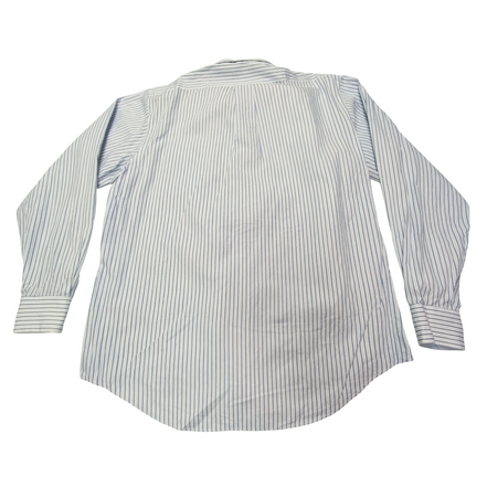 Chemise CHAPS blanche à rayures bleues taille M / L #145e