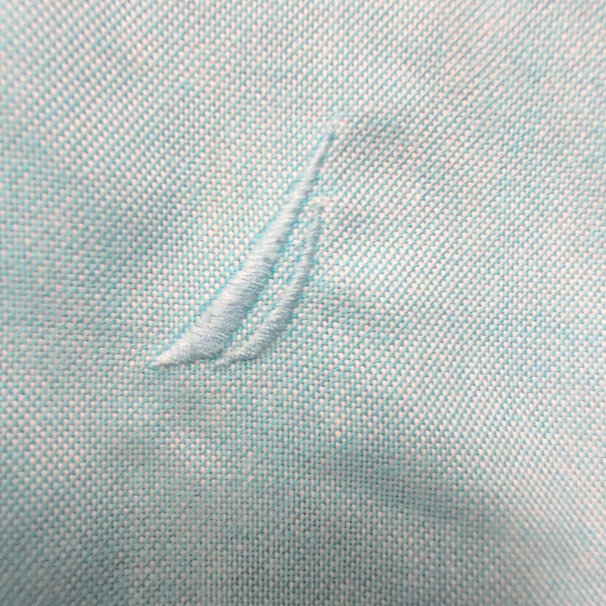 Chemise Nautica Wrinkle Free Vintage Oxford M/L Turquoise Unie manches longues