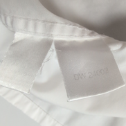 Chemise Yves Saint Laurent XL Blanche Logo Brodé Manches Courtes Poche