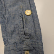 Chemise LEVI'S Bleu Effet Jean Denim Manches Longues - Taille M
