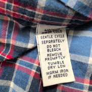 Chemise Ralph Lauren Taille S Classic Fit Carreaux Bleu Rouge Manches Courtes
