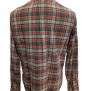 CHEMISE Ralph Lauren homme M Classic Fit ROUGE carreaux hiver