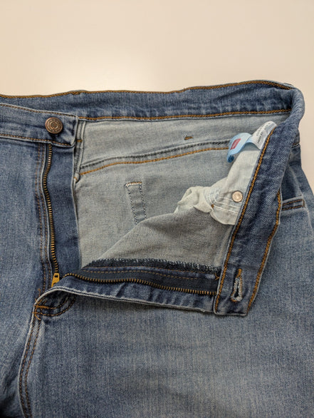 Jean Wrangler Vintage Regular Fit Homme W36 L30 Bleu Denim Stretch Confort