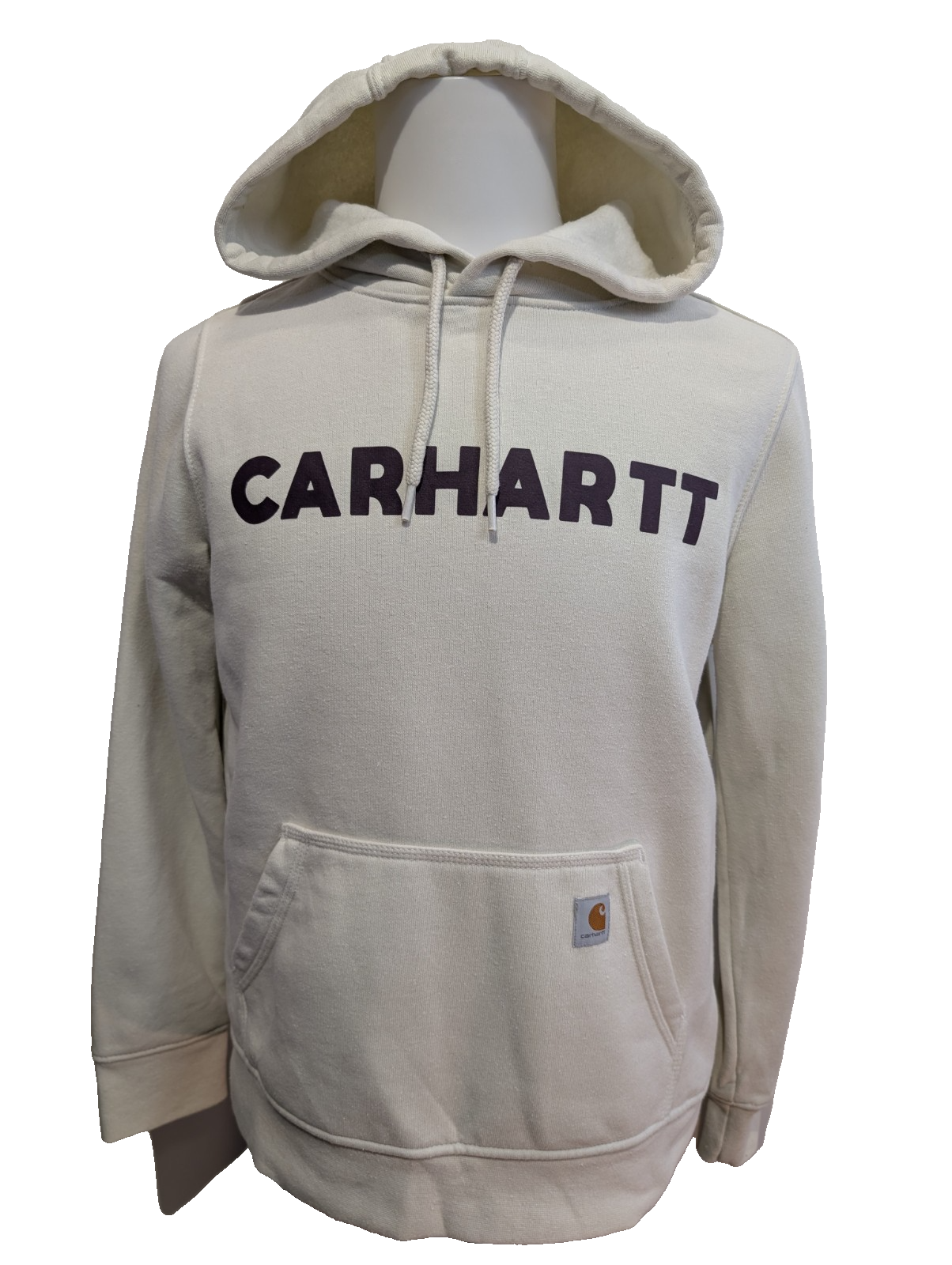 Sweat à capuche Carhartt Relaxed Fit Blanc Cassé Taille M