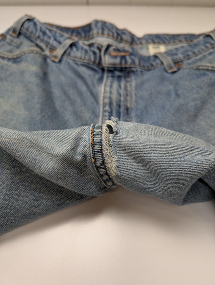 Jean LEVI'S 570 Baggy Vintage 🛹 Taille W36 (Taille 41cm) 🛹 Bleu Délavé Grunge