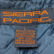Sierra Pacific Surchemise Flanelle Matelassée T.L Veste Carreau Bleu |245S