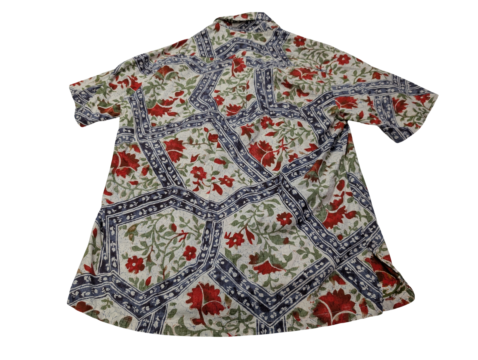 Chemise / Polo hawaïenne HRS His Royal Highnes fleurie taille L #727