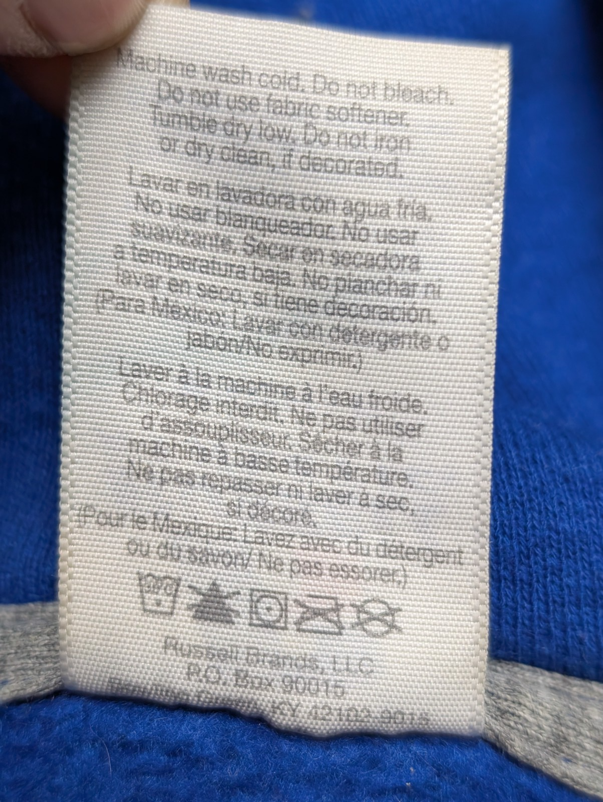 RUSSELL ATHLETIC Sweat à Capuche S Bleu CELTICS Football VINTAGE Hoodie US
