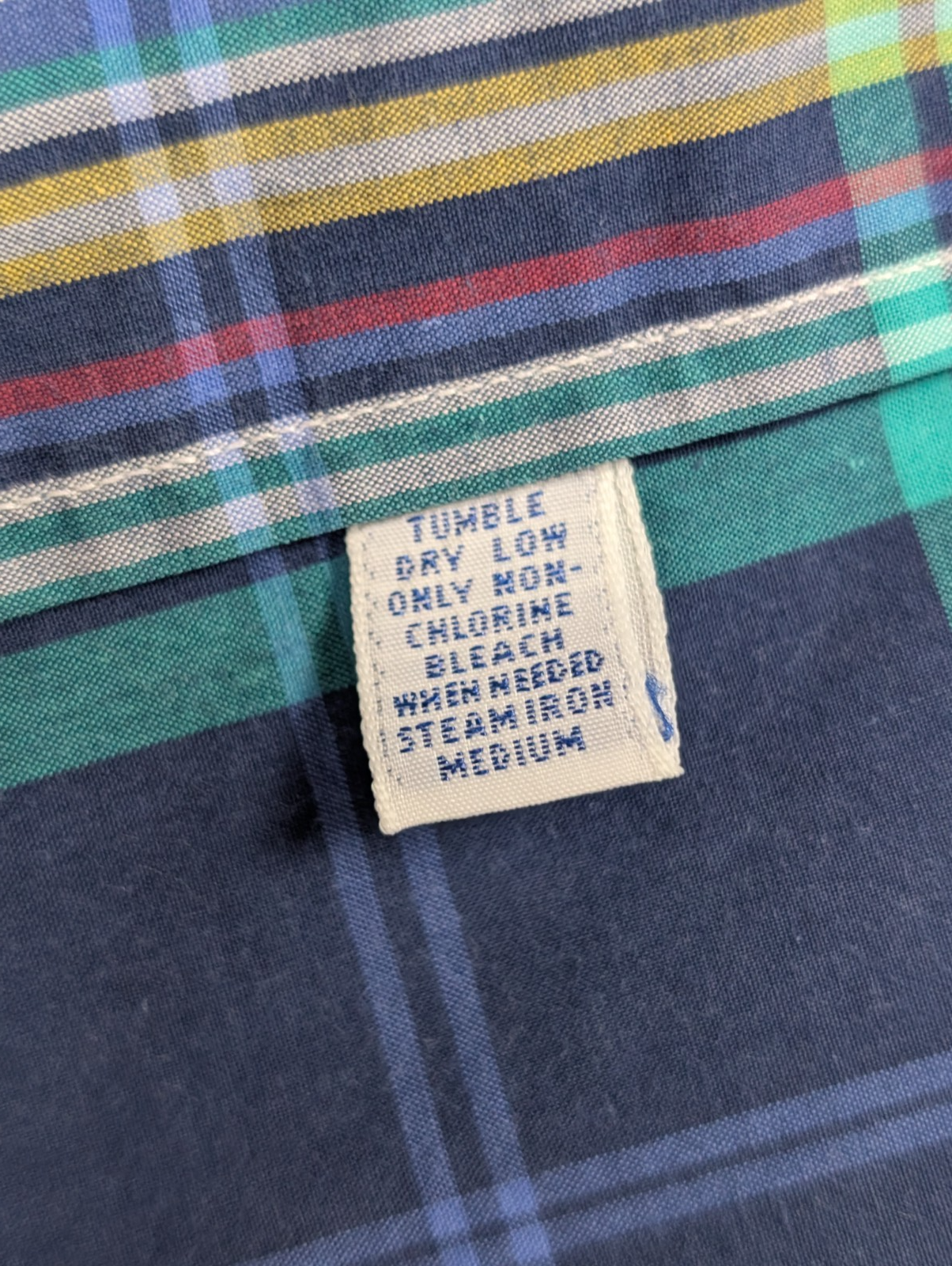 CHEMISE Ralph Lauren Homme M CLASSIC FIT Multicolore Carreaux Logo Jaune